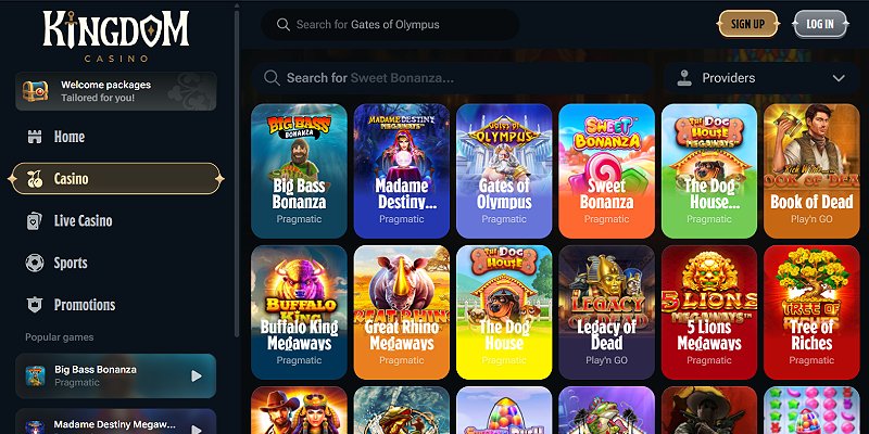 Kingdom Casino screenshot
