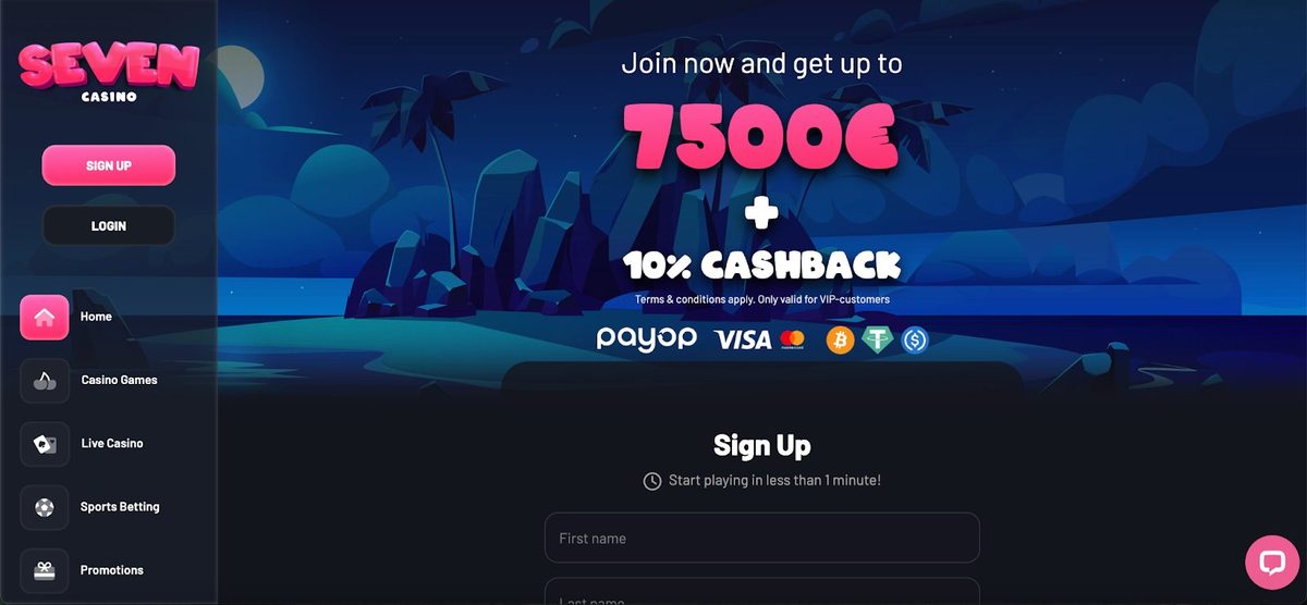Seven Casino screenshot